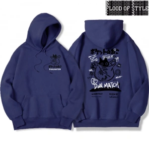 Hip Hop Harajuku Vintage Tarzı  Harajuku Kawaii Kedi Çift  Gri
