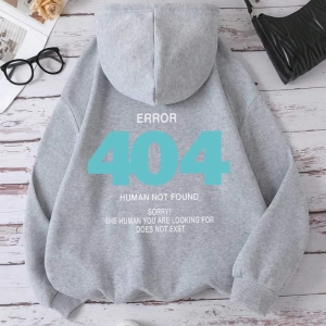 Hip Hop Harajuku Vintage Tarzı  Hata % 404 insan üzgün bulunamadı!  Bej
