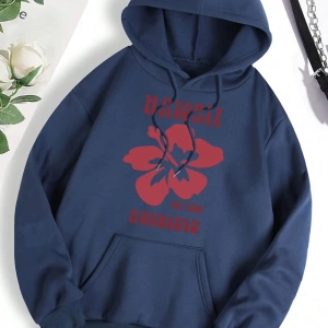 Hip Hop Harajuku Vintage Tarzı  Hawaii Est 1959 Honolulu  Gri