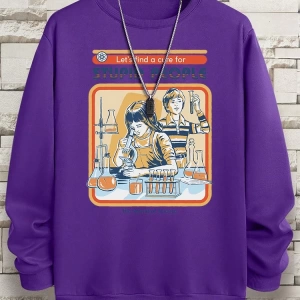 Hip Hop Harajuku Vintage Tarzı  Haydi Aptal İnsanlar İçin Bir Tedavi Bulalım Gri