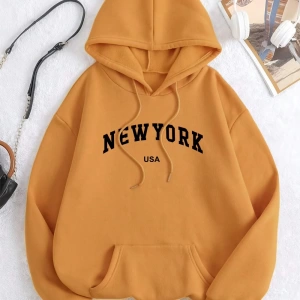 Hip Hop Harajuku Vintage Tarzı  New York abd şehir mektup Gri