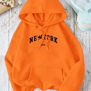 Hip Hop Harajuku Vintage Tarzı  New York abd şehir mektup Gri