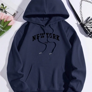 Hip Hop Harajuku Vintage Tarzı  New York abd şehir mektup Gri