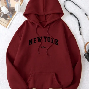 Hip Hop Harajuku Vintage Tarzı  New York abd şehir mektup Gri
