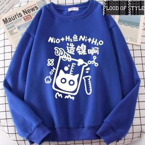 Hip Hop Harajuku Vintage Tarzı  Nikel Üretim Formülü Kedi  Gri