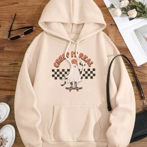 Hip Hop Harajuku Vintage Tarzı  Sürünme gerçek kaykay Hoody  Gri