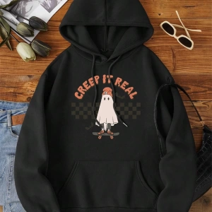Hip Hop Harajuku Vintage Tarzı  Sürünme gerçek kaykay Hoody  Gri