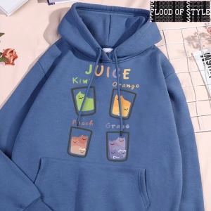 Hip Hop Harajuku Vintage Tarzı  Suyu meyve kupası kedi Gri