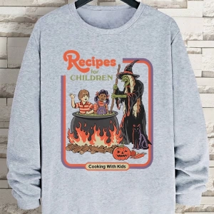 Hip Hop Harajuku Vintage Tarzı  Tarifler Çocuklar Gri