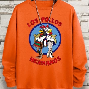 Hip Hop Harajuku Vintage Tarzı  Tavuk Kardeş Komik  Gri