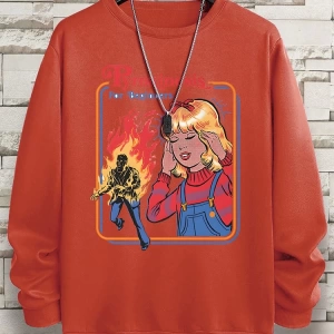 Hip Hop Harajuku Vintage Tarzı  Yeni başlayanlar için Pyrokinesis  Gri
