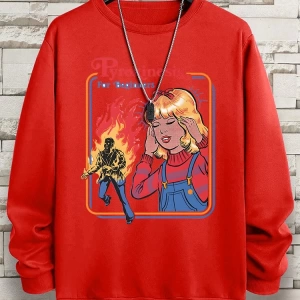 Hip Hop Harajuku Vintage Tarzı  Yeni başlayanlar için Pyrokinesis  Gri