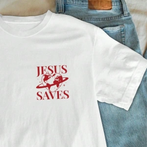 hirt 90lar Estetik Hristiyan Sokak Giyimi Tişörtü İnanç Teme