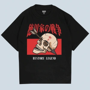 History Legend Siyah Oversize Unisex T-shirt