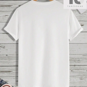 Homme Erkek Dağ Desenli Tişört