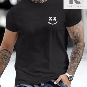 Homme Erkek Karikatür Grafik Tişört