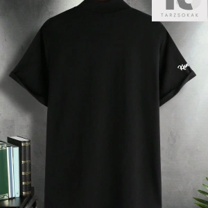 Homme Erkek Karikatür ve Mektup Grafikli Tişört