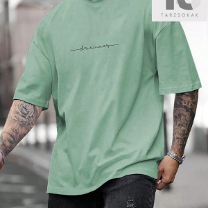 Homme Erkek Mektup Grafikli Tişört