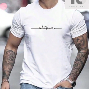 Homme Erkek Mektup Grafikli Tişört
