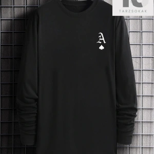 Homme Erkek Mektup Grafikli Tişört