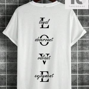 Homme Erkek Mektup Grafikli Tişört