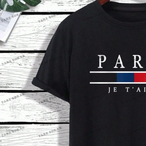 Homme Erkek Mektup Grafikli Tişört ve İpli Bel Şort Takım