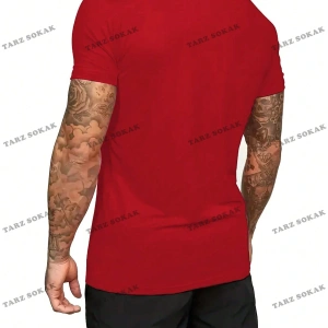 Homme Erkek Örümcek Baskılı T-Shirt Ve Şort Takım