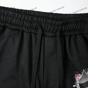 Homme Erkek Örümcek Baskılı T-Shirt Ve Şort Takım