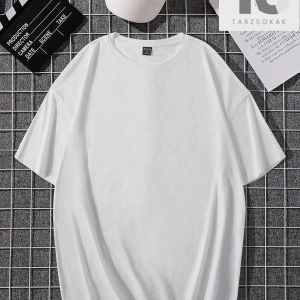 Homme Erkek Sırt Baskılı Düşük Omuz T-shirt
