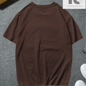 Homme Erkek Siyah Örme Kısa Kollu Yazılı Yuvarlak Yaka Tişört