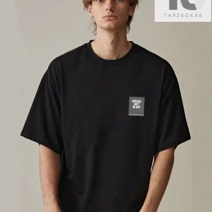 Homme Erkek Yazılı Baskılı Yuvarlak Yaka Kısa Kollu Tişört