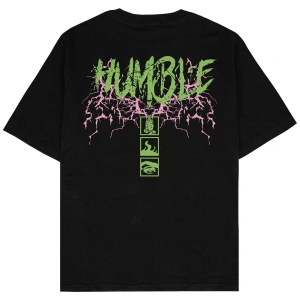 Humble Siyah Oversize Unisex T-shirt