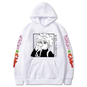 Hunter X Hunter Anime Hoodies 12685 Beyaz