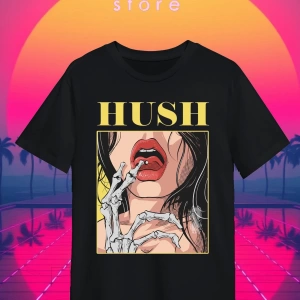 HUSH Y2K Baskılı KODSİYAHSAW