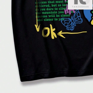 Hypemode Erkek Casual Kalp Baskılı Tişört