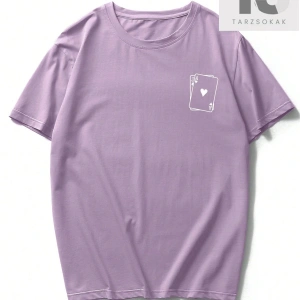 Hypemode Erkek Japon Harfli ve Çiçek Baskılı Tişört