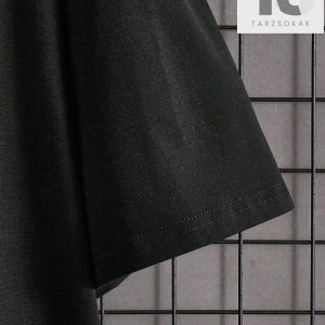 Hypemode Erkek Karikatür Yüz Yuvarlak Yaka Damla Omuz Kol Tişört