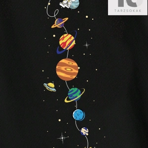 Hypemode Erkek Pamuk Gezegen Baskı Tişört