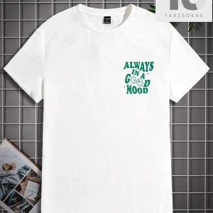 Hypemode Erkek Sloganlı Grafik Tişört