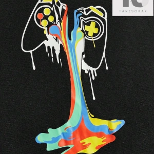 Hypemode Kısa Kollu Oyun Kumandası Baskılı Tişört