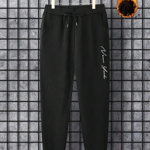 Hypemode Letter Graphic Drawstring Waist Eşofman Altı