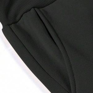 Hypemode Letter Graphic Drawstring Waist Eşofman Altı