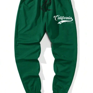 Hypemode Letter Graphic Slant Pocket Eşofman Altı