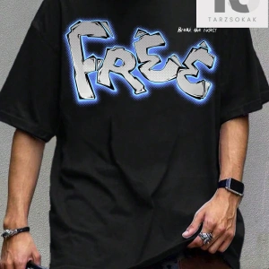 Hypemode Sloganlı Siyah Örgü Yuvarlak Yaka Kısa Kollu Erkek Tişört