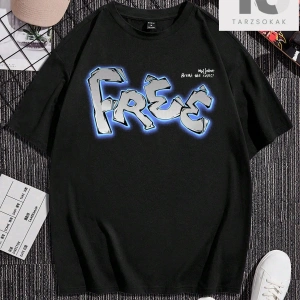 Hypemode Sloganlı Siyah Örgü Yuvarlak Yaka Kısa Kollu Erkek Tişört