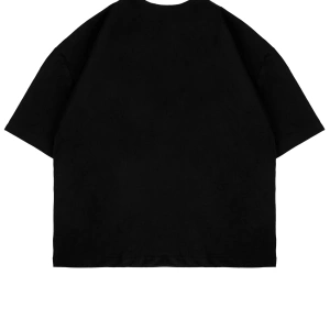 Hysterıcal Baskılı Siyah Oversize Unisex