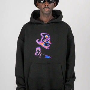 İllusion Woman Baskılı Oversize Unisex Beyaz