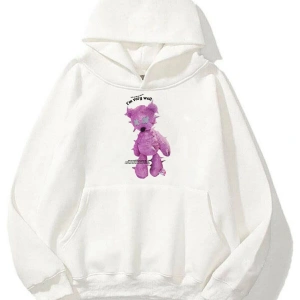 İm Very Vell Unisex Sweatshirt Hoodie Beyaz