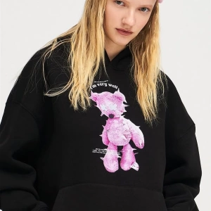İm Very Vell Unisex Sweatshirt Hoodie Siyah