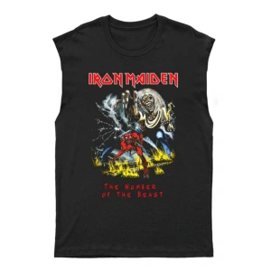 Iron Maiden - Iron Maiden Kesik Kol Tişört Kolsuz T-shirt Bkt5310